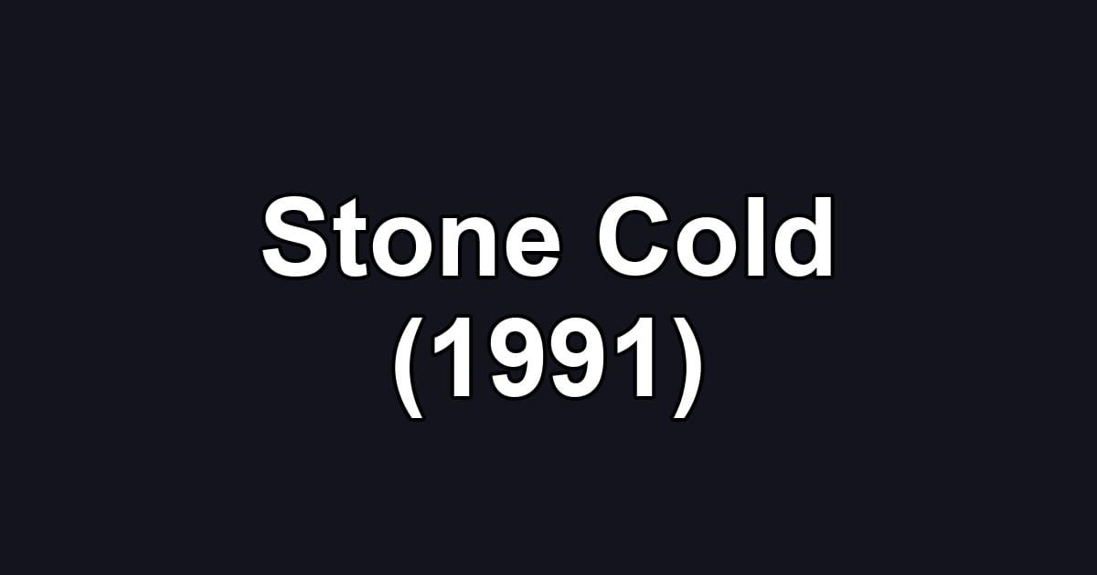 Stone Cold (1991)