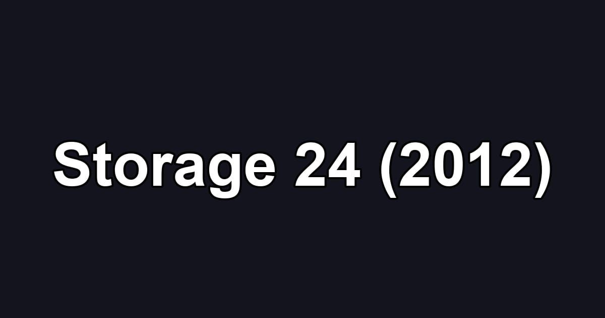 Storage 24 (2012)