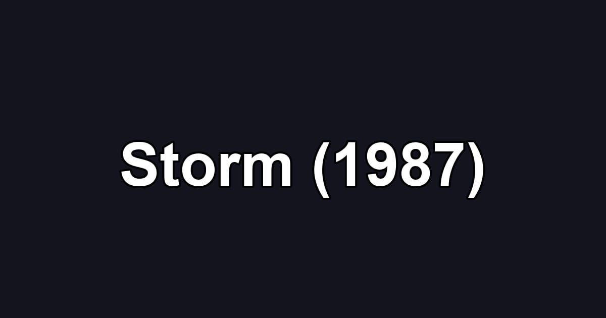 Storm (1987)