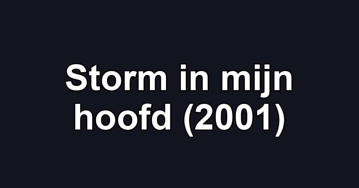 Storm in mijn hoofd (2001)