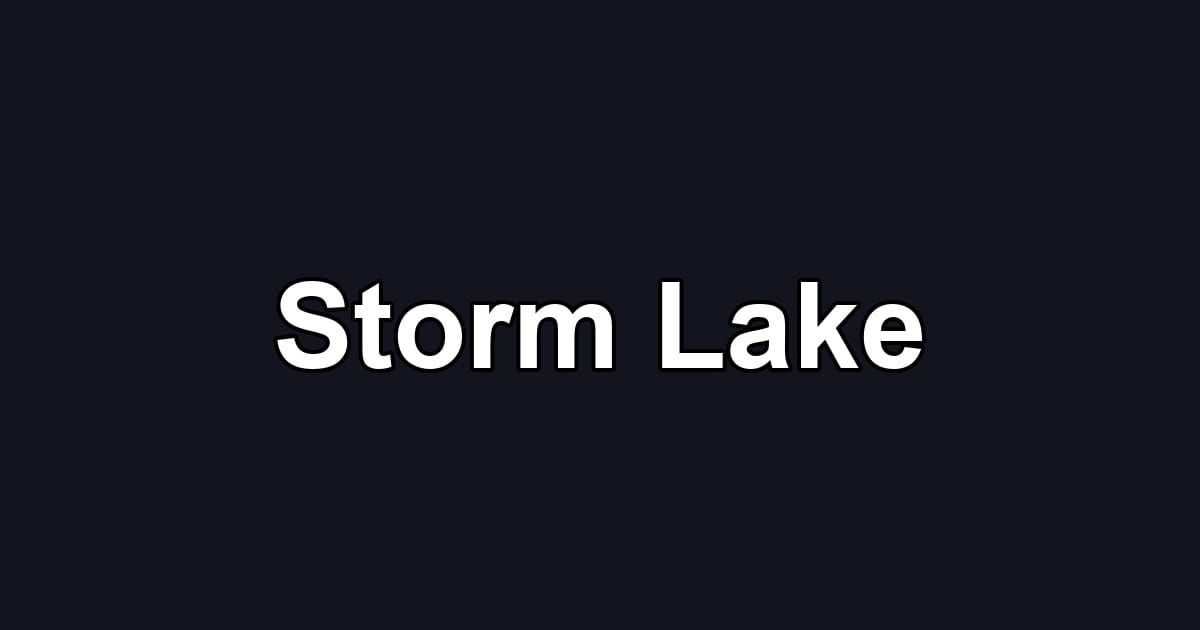 Storm Lake