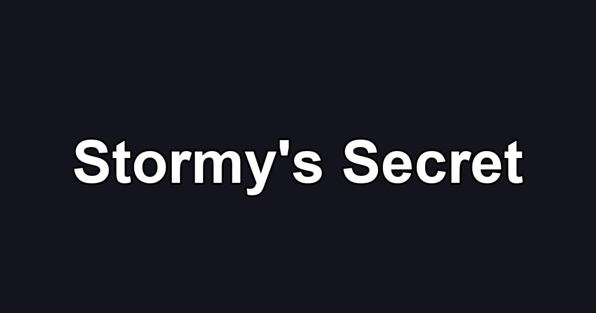 Stormy's Secret