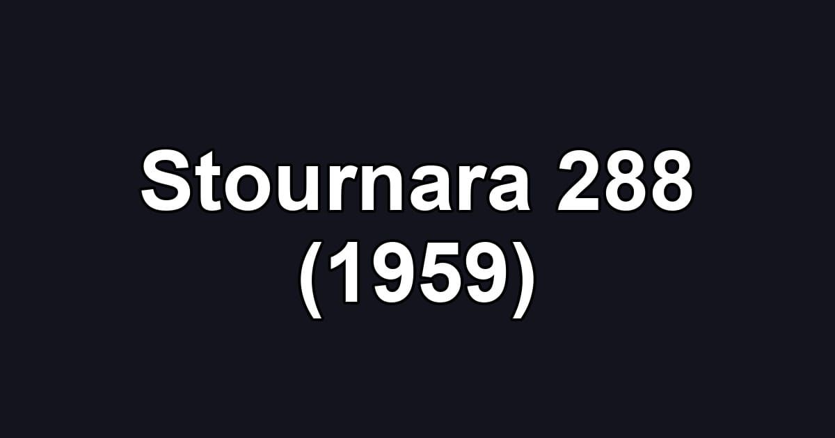 Stournara 288 (1959)