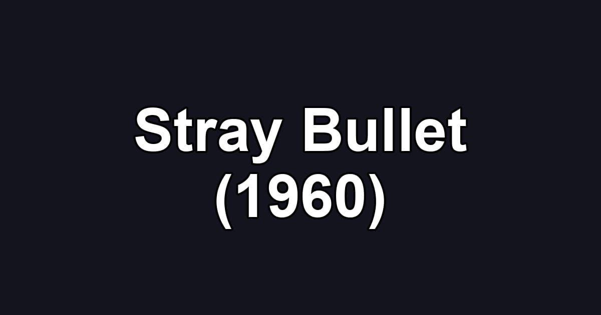 Stray Bullet (1960)