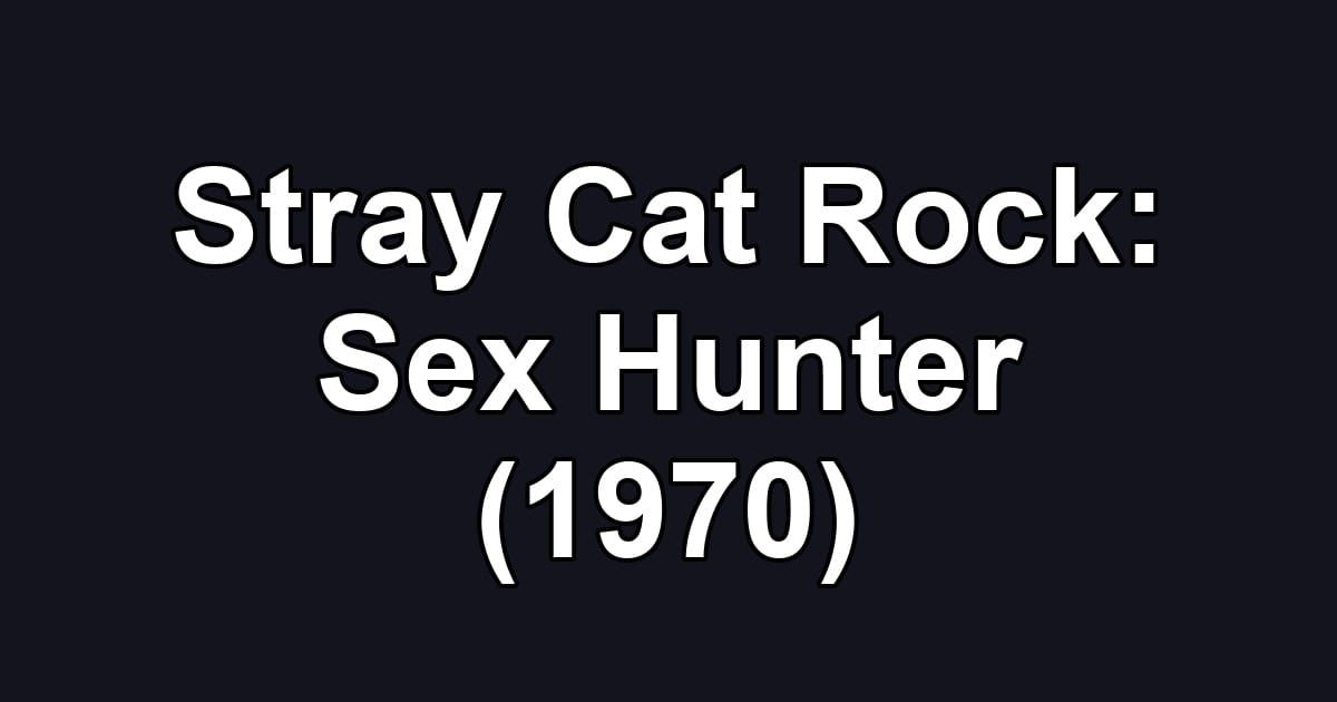 Stray Cat Rock: Sex Hunter (1970)