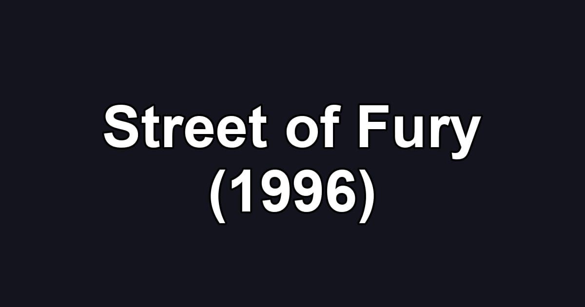 Street of Fury (1996)