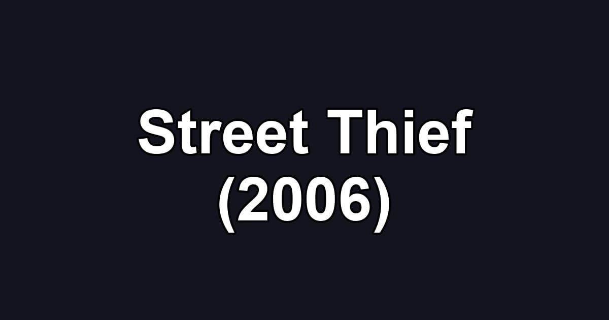 Street Thief (2006)