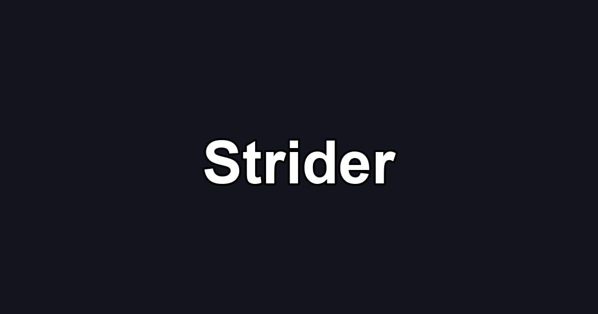 Strider