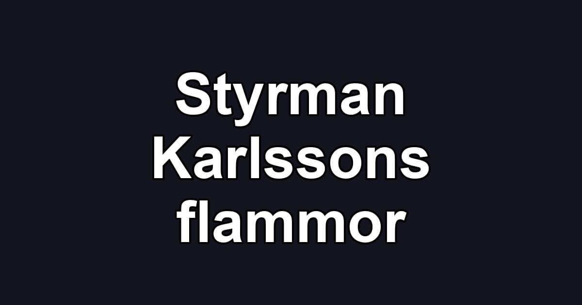 Styrman Karlssons flammor