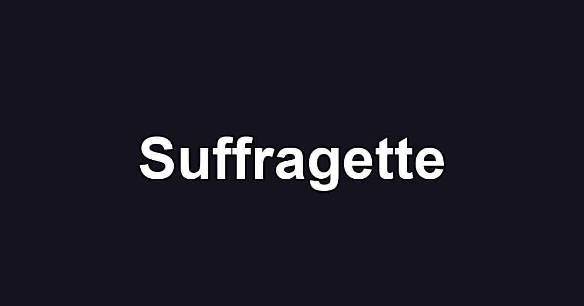 Suffragette