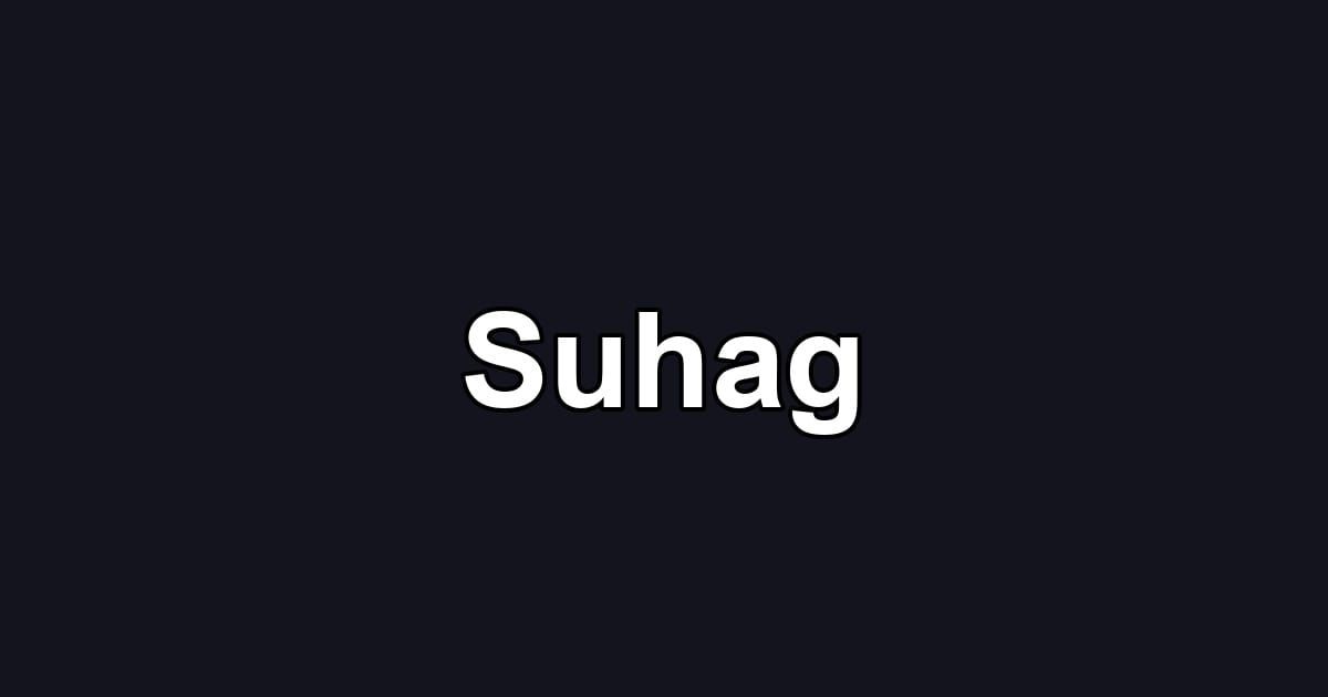 Suhag