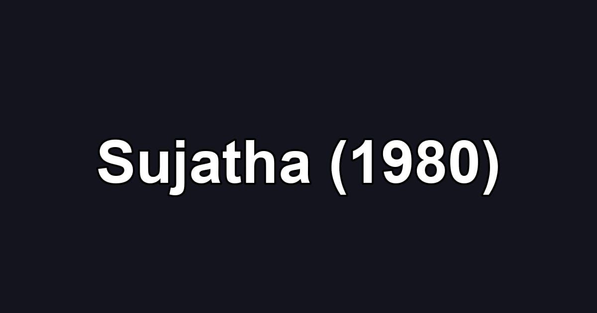 Sujatha (1980)