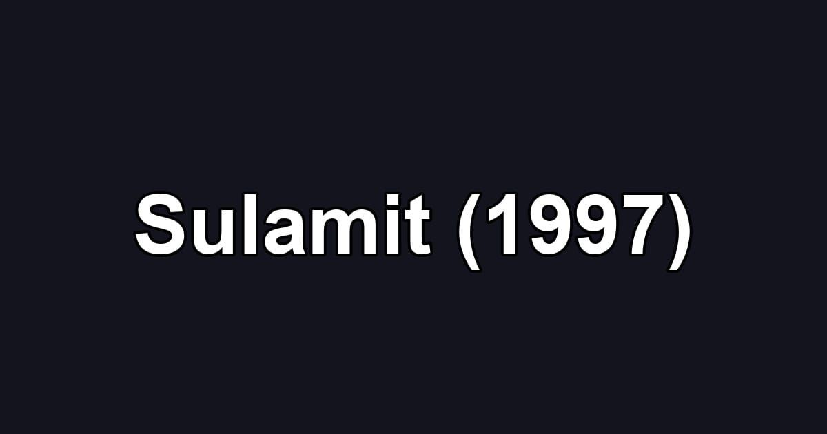 Sulamit (1997)
