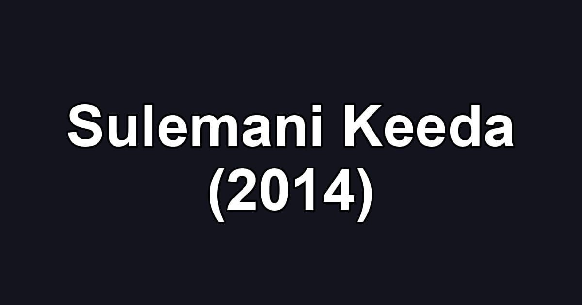 Sulemani Keeda (2014)