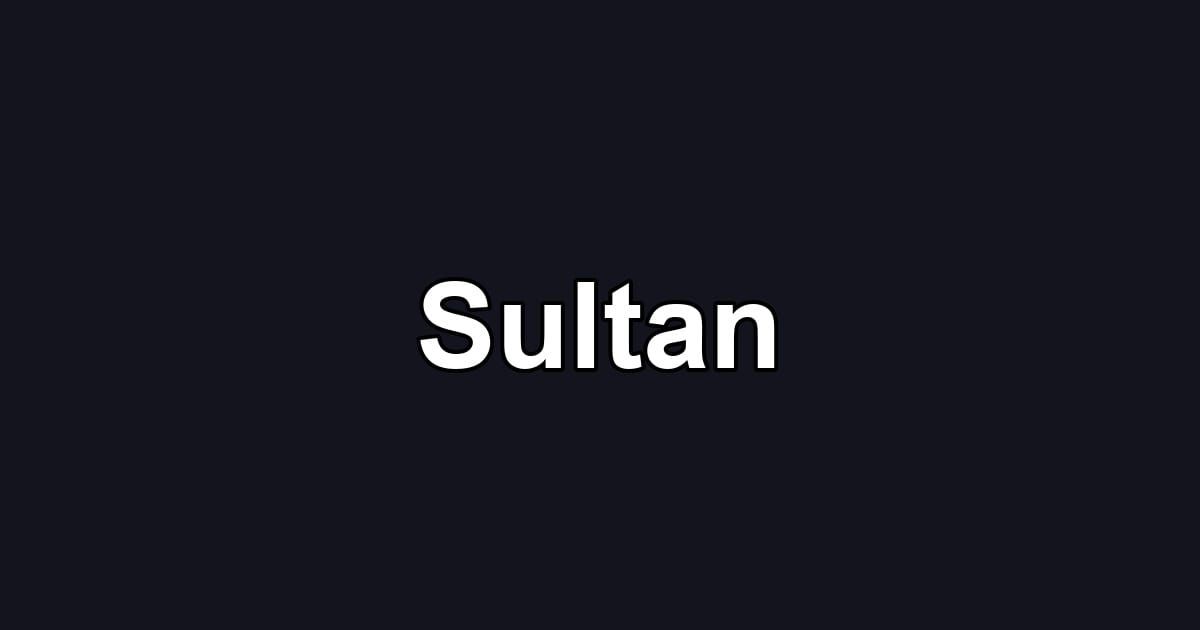 Sultan