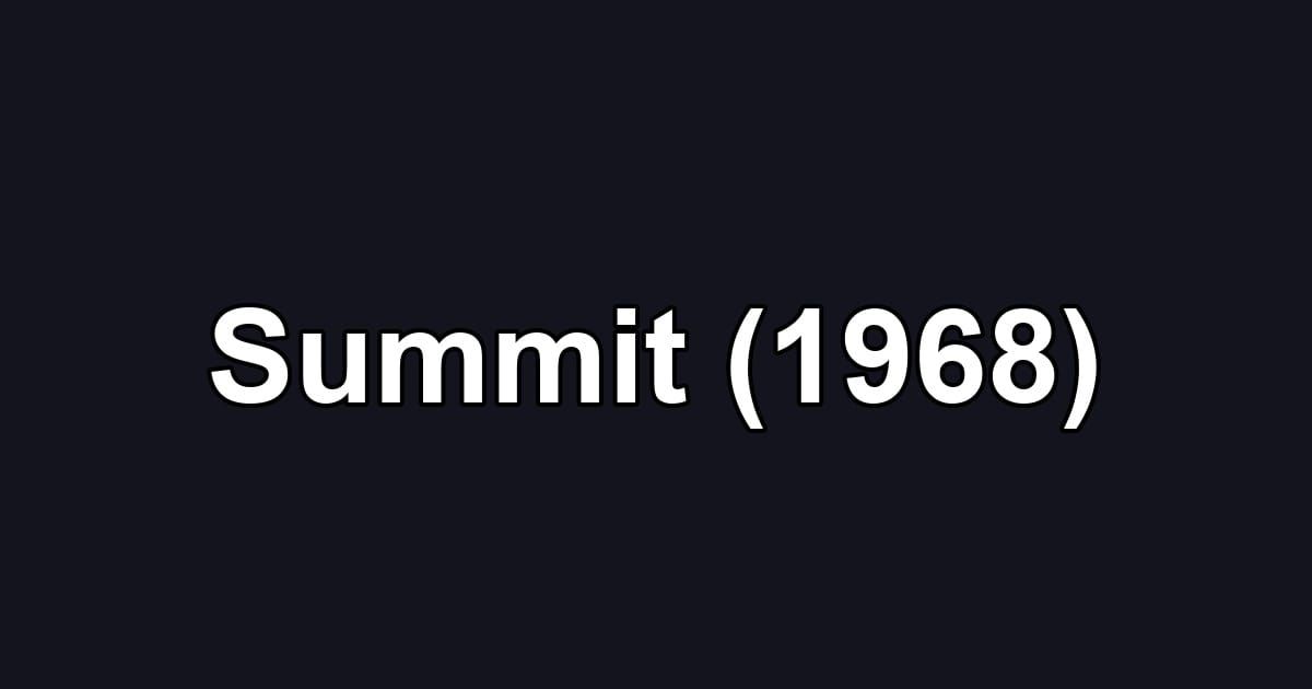 Summit (1968)