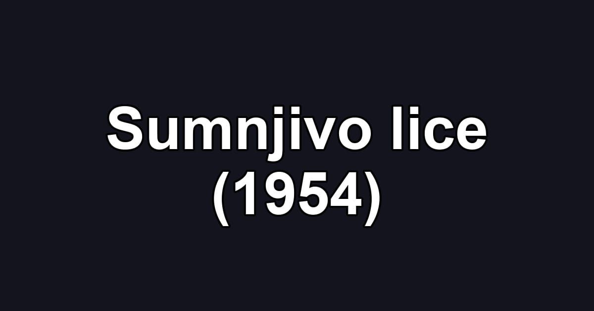 Sumnjivo lice (1954)