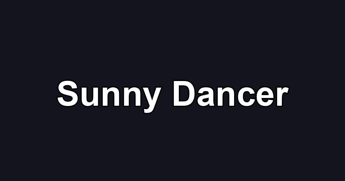 Sunny Dancer