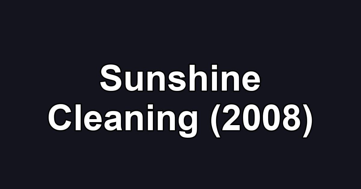 Sunshine Cleaning (2008)
