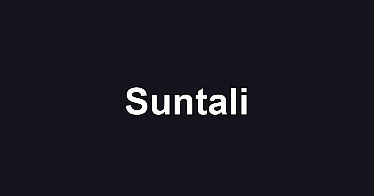 Suntali