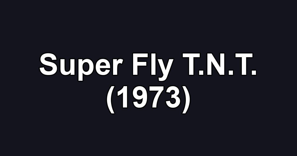 Super Fly T.N.T. (1973)
