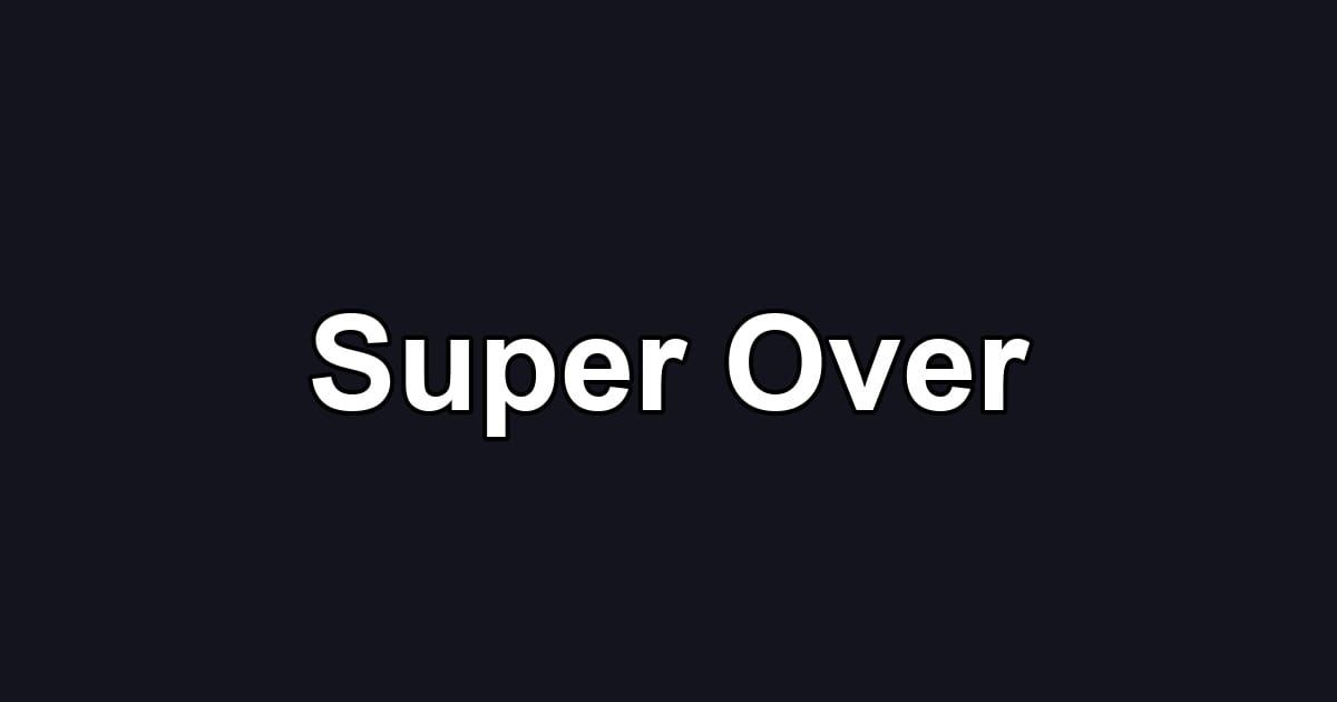 Super Over