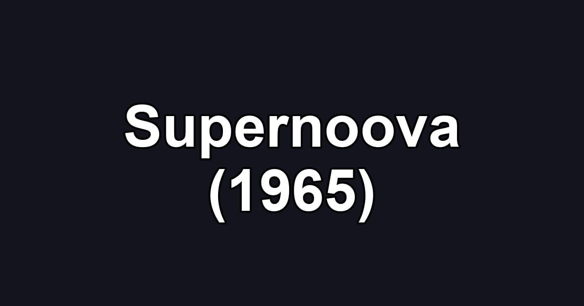 Supernoova (1965)
