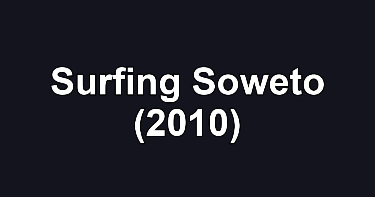 Surfing Soweto (2010)