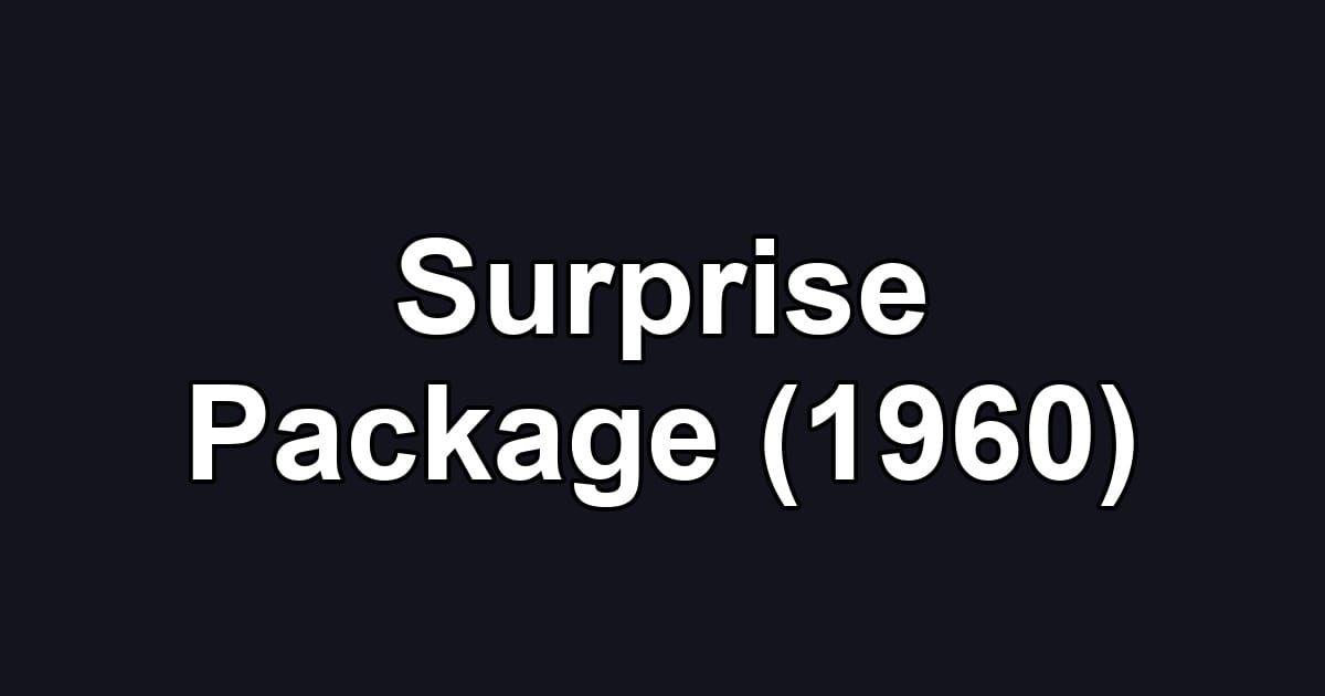 Surprise Package (1960)