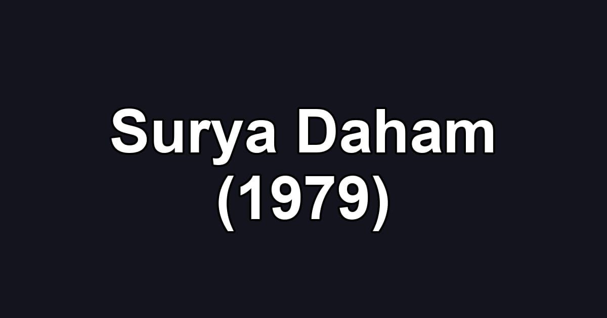 Surya Daham (1979)