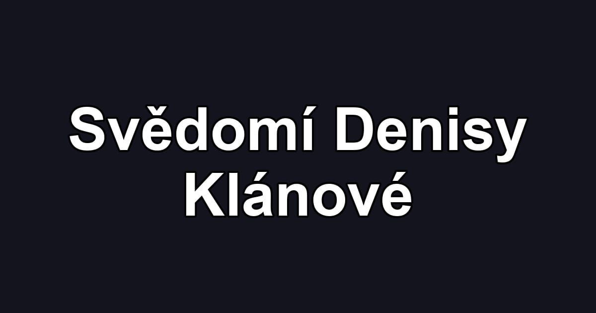 Svědomí Denisy Klánové