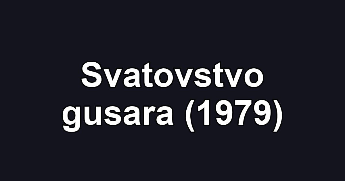 Svatovstvo gusara (1979)