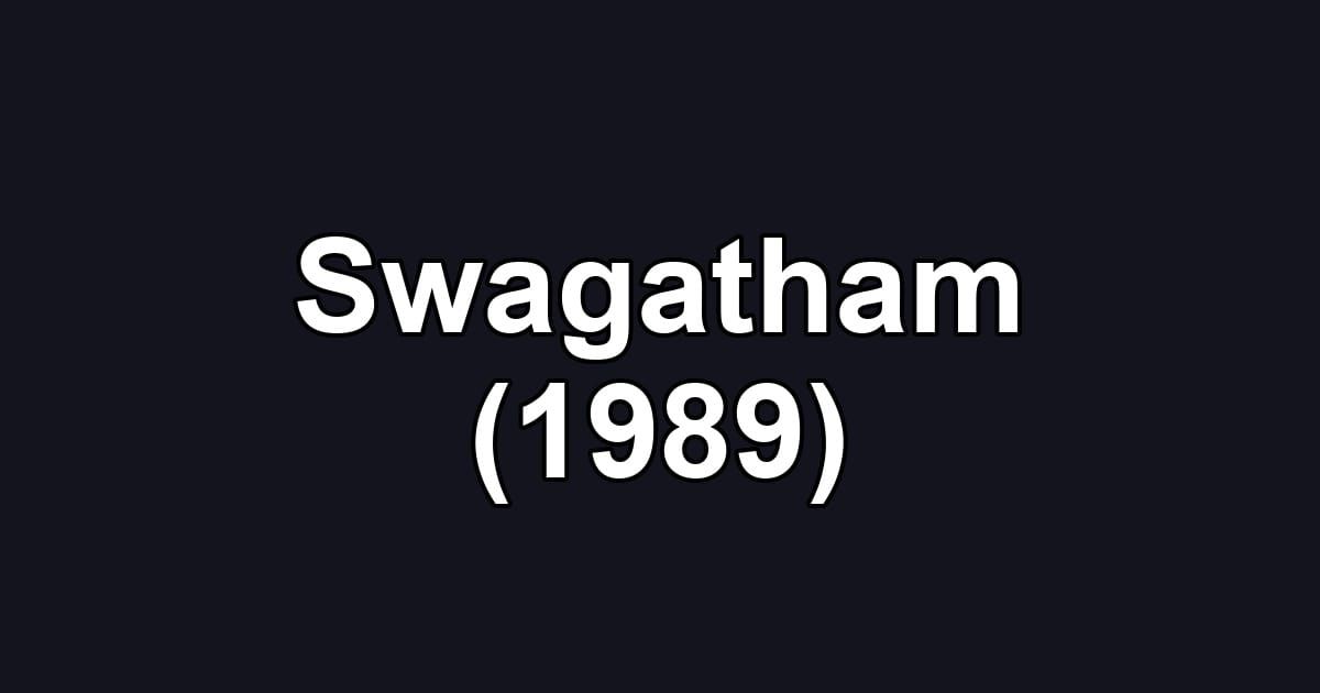 Swagatham (1989)