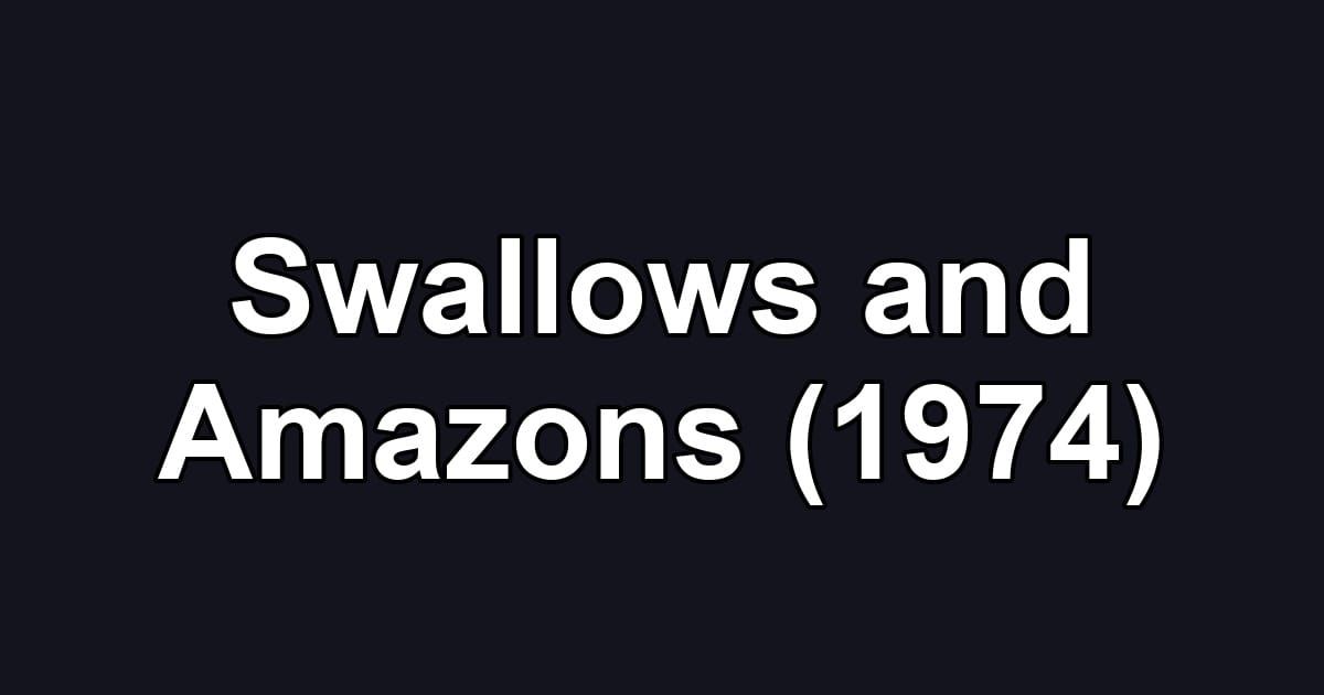 Swallows and Amazons (1974)