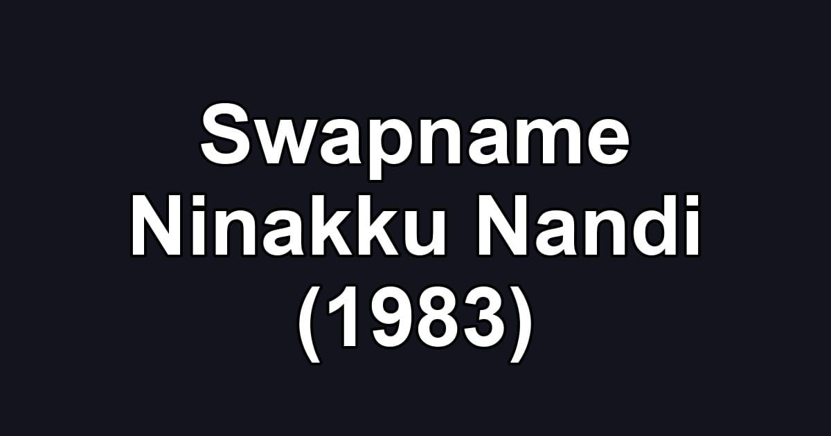 Swapname Ninakku Nandi (1983)
