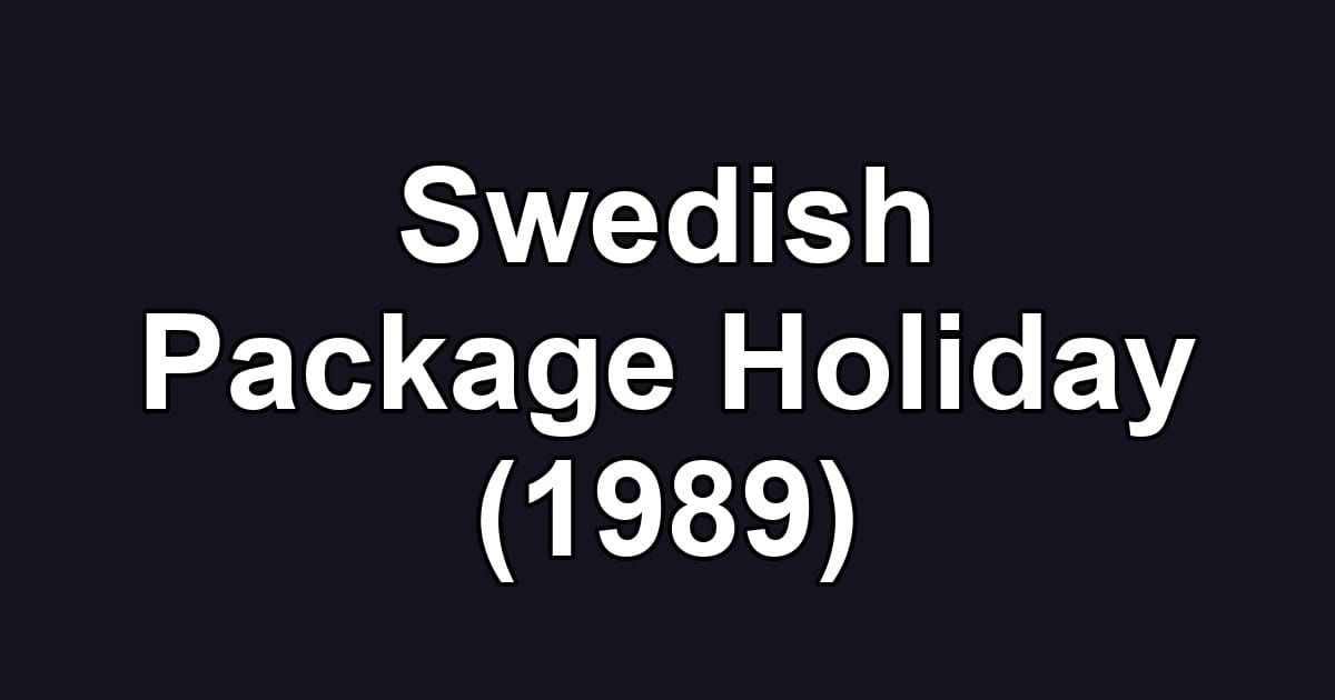 Swedish Package Holiday (1989)