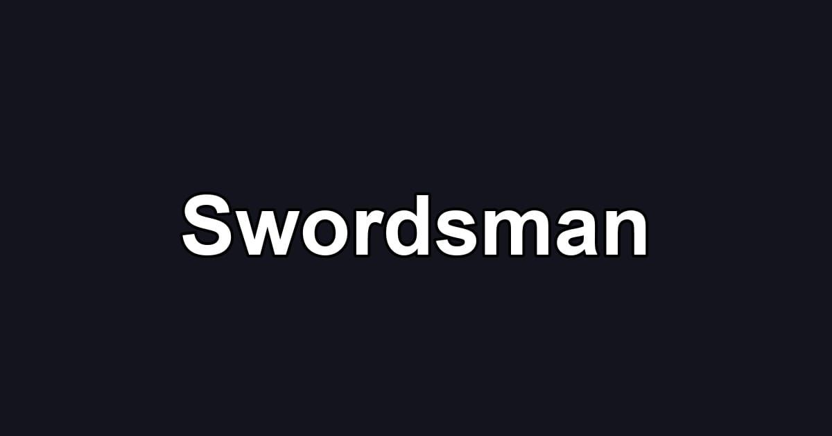 Swordsman