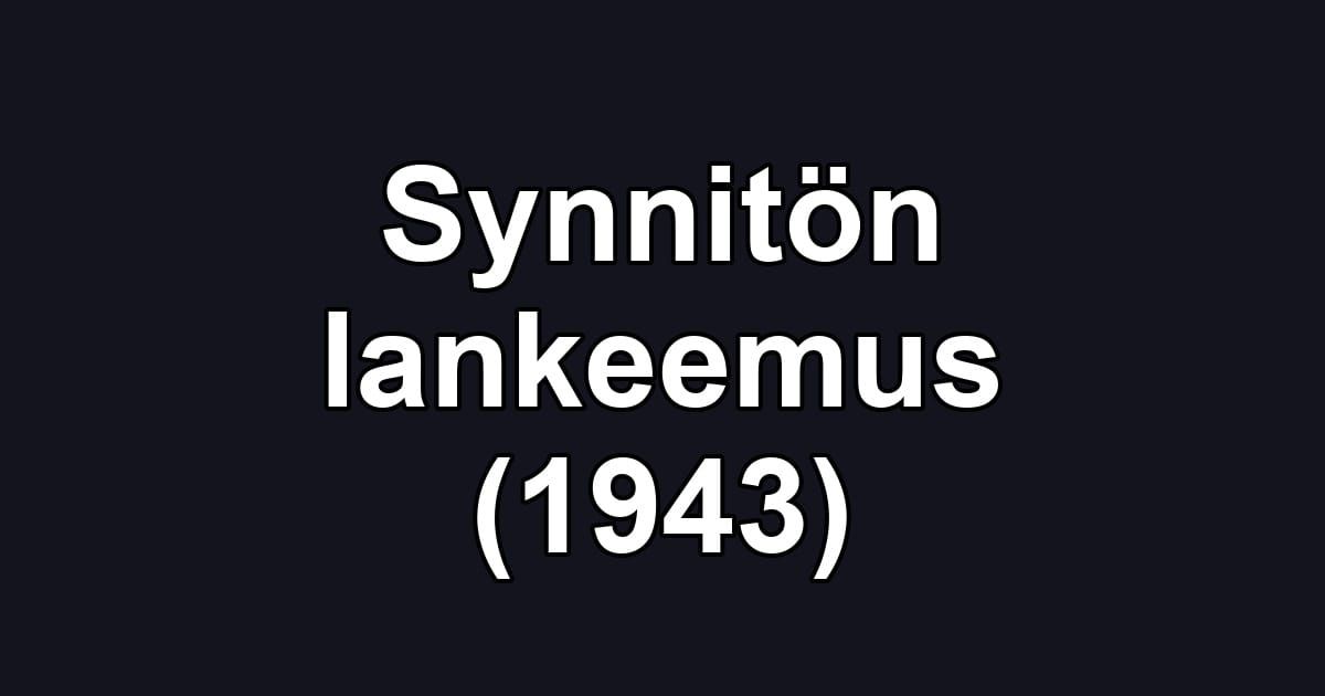 Synnitön lankeemus (1943)