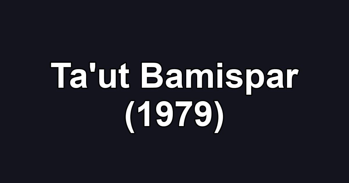 Ta'ut Bamispar (1979)