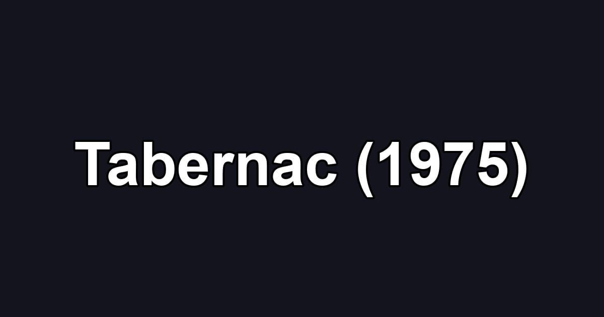 Tabernac (1975)