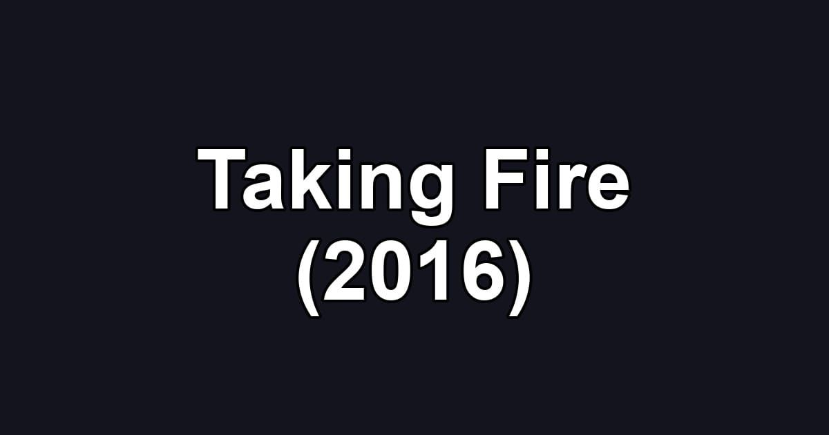 Taking Fire (2016)