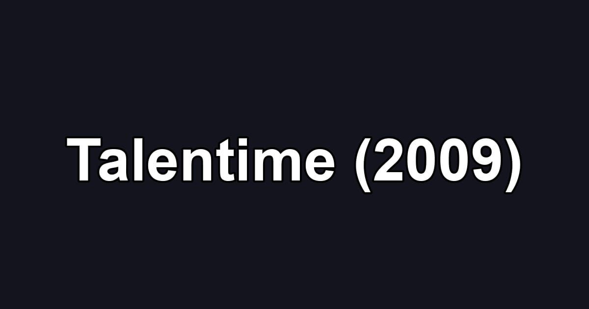 Talentime (2009)