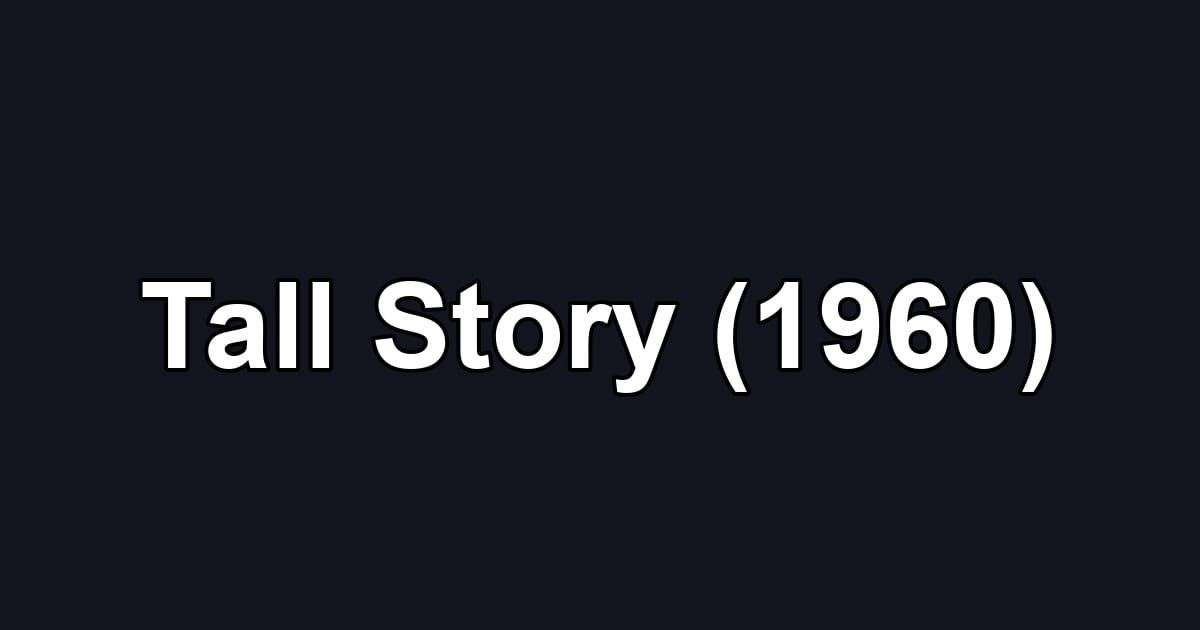 Tall Story (1960)