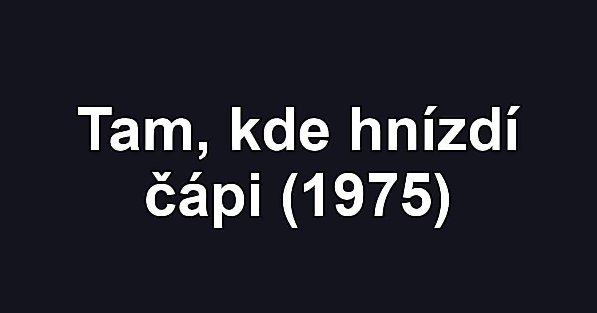 Tam, kde hnízdí čápi (1975)