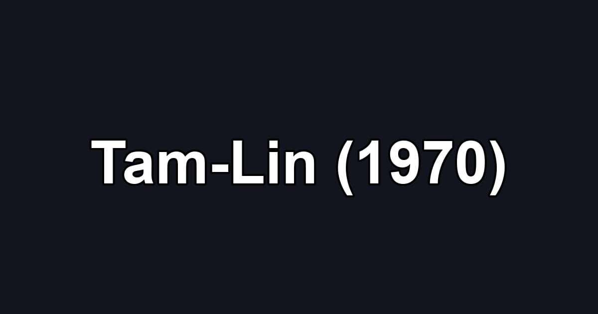 Tam-Lin (1970)