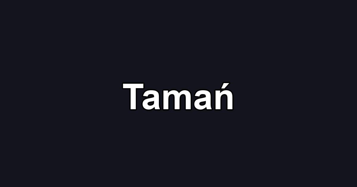 Tamań