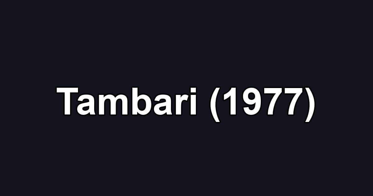 Tambari (1977)