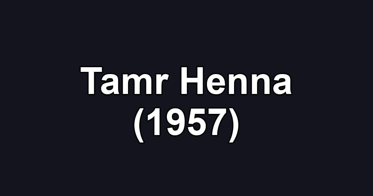Tamr Henna (1957)