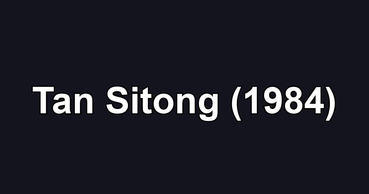 Tan Sitong (1984)