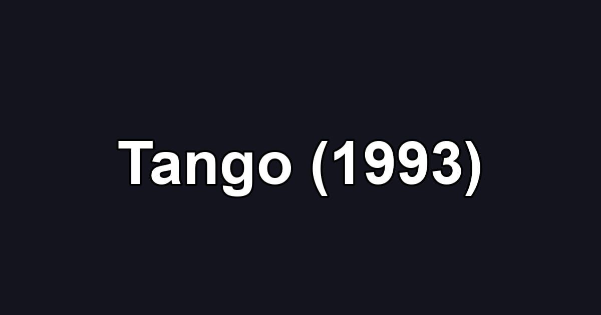 Tango (1993)